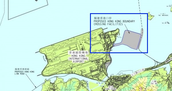 香港マカオ橋地図